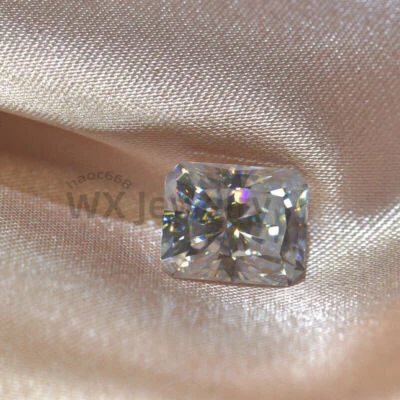 White Radiant D Color VVS1 Loose Moissanite 4x6-10x12mm With GRA Certificate - Image 1 of 4