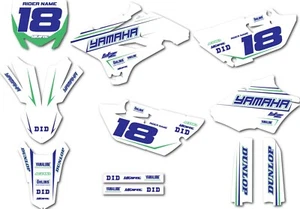 YAMAHA YZ 85 2015 - 2021 Sinister White style stickers kit Graphics Kit YZ85 - Imagen 1 de 4