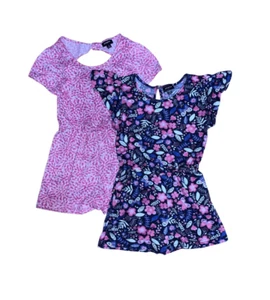 Picapino Printed Rompers Girls Size 8 Multicolor One Piece - Picture 1 of 7