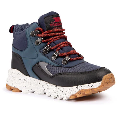 Trespass Kids Walking Boots Waterproof Tres-Tex Casual Hi-Top Boot Breck