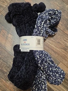 Neu mit Etikett Jane and Bleecker - Damen - Hausschuhe Socken - 2 Paar - Schuhgröße 4-10 - Bild 1 von 3