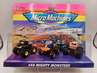 Galoob 1995 Micro Machines #40 MIGHTY MONSTERS  Collection New In Sealed Package - Image 1 of 4