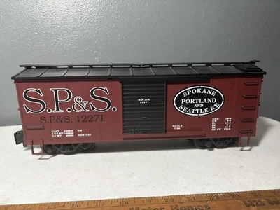 G SCALE USA TRAINS R-1922 SPOKANE, PORTLAND & SEATTLE RY Metal Wheels - Image 1 of 4