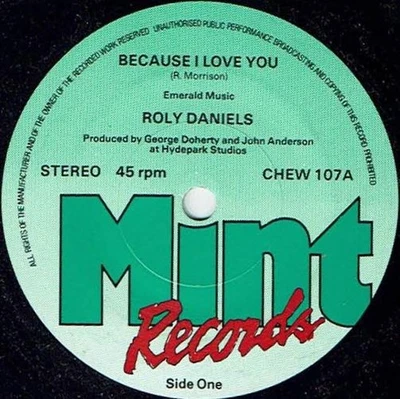 Roly Daniels Wind Beneath My Wings 7" vinyl UK Mint 1986 CHEW107 - Image 1 of 2