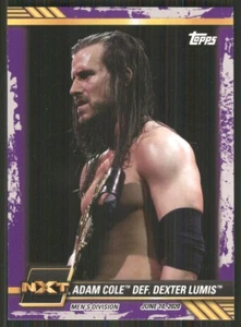 2021 Topps WWE NXT Purple #39 Adam Cole def. Dexter Lumis 1835 - Picture 1 of 2