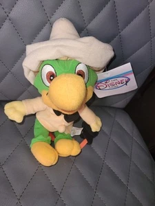 Disney Store 3 Three Caballeros Jose Carioca 8" Plush Bird Toy Mini Bean Bag NWT - Picture 1 of 7
