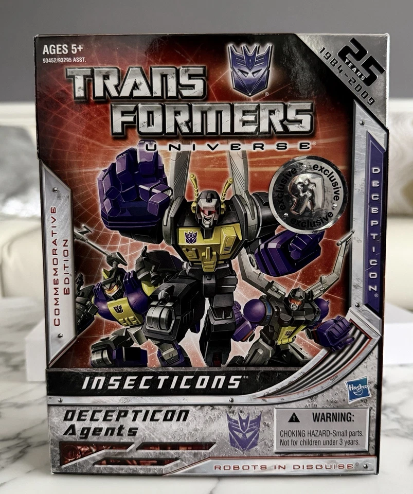Supa Dupa HOT Transformers 25th Anni. Commemorative Series Insecticons UNOPENED! - Image 1 of 4