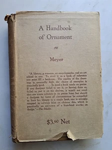 A Handbook of Ornament by Franz Sales Meyer Circa 1929 HC Architectural Ref - Picture 1 of 5