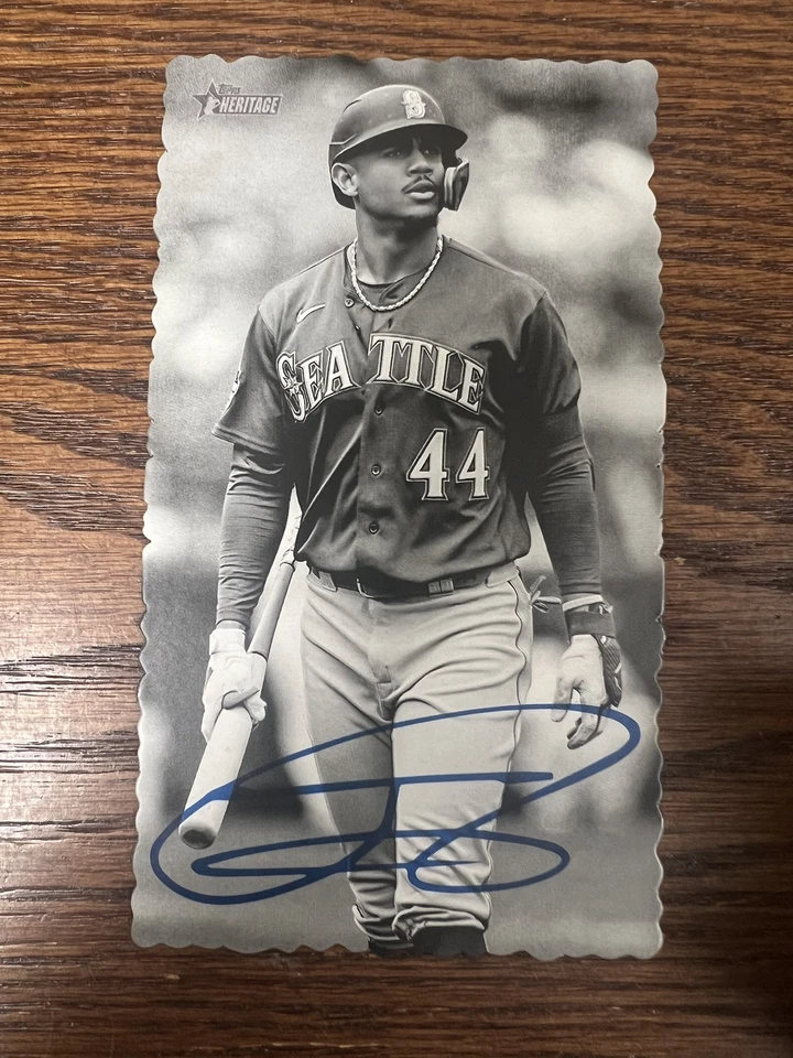 2023 Topps Heritage #DB-10 Julio Rodriguez Deckle Edge Boxloader High Number - Image 1 of 1