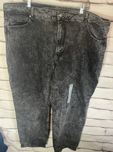 NWT Old Navy Women's Size 26 O.G Straight Hi-Rise Black Jeans - Picture 1 of 5