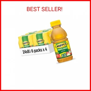 Mott's 100 % Original Apfelsaft, 8 flüssige Unzen Flaschen (24er Pack) - Bild 1 von 1