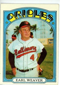 1972 Topps - Earl Weaver #323 - Picture 1 of 2