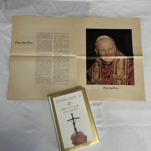 1978 POPE JOHN PAUL II Detroit News Photograph & Hardcover book Pope JohnPaul - Picture 1 of 10
