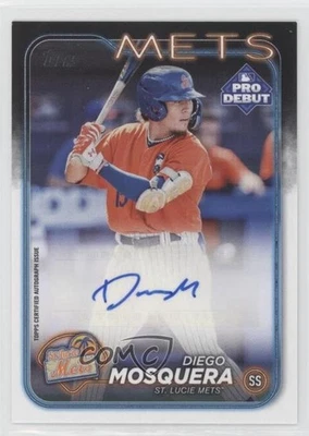 2024 Topps Pro Debut Auto Diego Mosquera #PD-72 Auto - Image 1 of 2