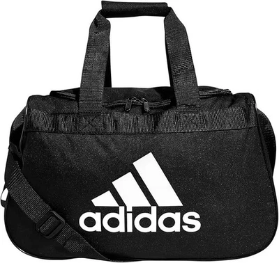 Adidas Diablo Pequeño II Bolsa de Viaje Gimnasio Lona Negra 18”x11”x12” Nueva con Etiquetas Foto 1 de 3