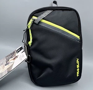 Travelon Compact Sling Bag, Jet Black - Picture 1 of 7