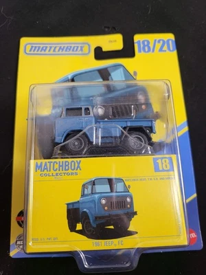 2025 Matchbox Collectors Series 18/20 1961 JEEP FC Blue Near Mint - Image 1 of 2