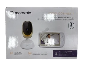 Motorola VM85 CONNECT 5.0" Wi-Fi Video Baby Monitor with Mood Light NEW - Picture 1 of 1
