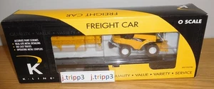 K-LINE K691-9015 FLAT CAR NEW HOLLAND CR960 COMBINE FARM TRACTOR LOAD O SCALE - Picture 1 of 4