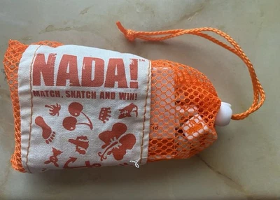 Nada! Match Snatch and Win! Dice Game in Travel Bag 2012 Blue Orange Complete - Image 1 of 2