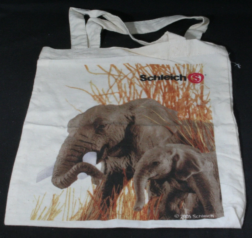 Old Stock Schleich Wildlife Safari - Elephant Canvas Tote Bag Small - Image 1 of 1