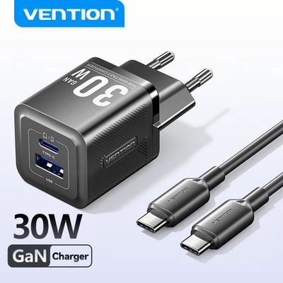 30W GaN Type C PD Charger Quick Fast Charge 4.0 3.0 for iPhone 16 15 14 Pro Max - Image 1 of 4