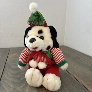 Peluche cane cucciolo dalmata Natale 9" Soft Things vintage (XM4) - Foto 1 di 10