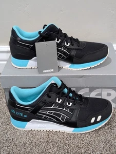 Größe 9 Herren Asics Gel Lyte III Schwarz Schnürschuhe Sportschuhe 1191A223-001 - Bild 1 von 8