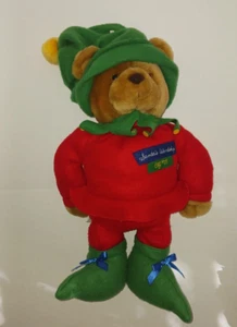 Hallmark Santa's Workshop Elf #25 Teddy Bear 15" Plush Stuffed Animal Toy - Picture 1 of 6