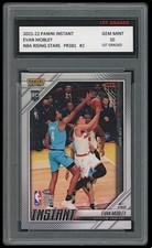 EVAN MOBLEY 2021-22 PANINI INSTANT RISING STARS 1ST GRADED 10 ROOKIE CARD #2