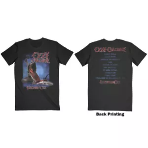 Ozzy Osbourne Unisex T-Shirt: Blizzard of Ozz Track list (Back Print) - Picture 1 of 3