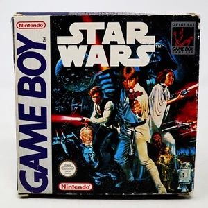VINTAGE 1990s NINTENDO GAME BOY STAR WARS CARTRIDGE VIDEO GAME PAL VERSION BOXED - Picture 1 of 10