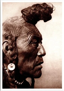 Postal de nativos americanos Bear Bull Blackfoot - Imagen 1 de 2