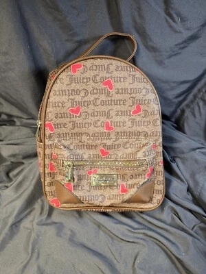 Bolso Mini Mochila Corazones JUICY COUTURE USADO EN EXCELENTE ESTADO Foto 1 de 4