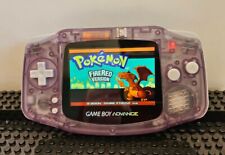 Grape Purple Game Boy Advance GBA Console with iPS Backlight Backlit LCD MOD