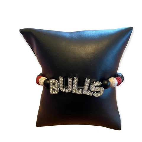 “Chicago Bulls” Rhinestone Diffuser Bracelet Cover