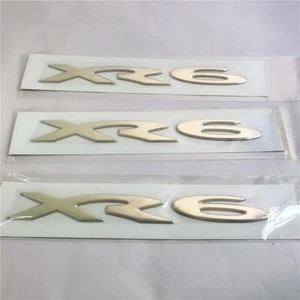3pcs XR6 Badge For Falcon BA BF FG Hsv Rear Boot Side Skirt Emblem Decal Silver - Picture 1 of 4