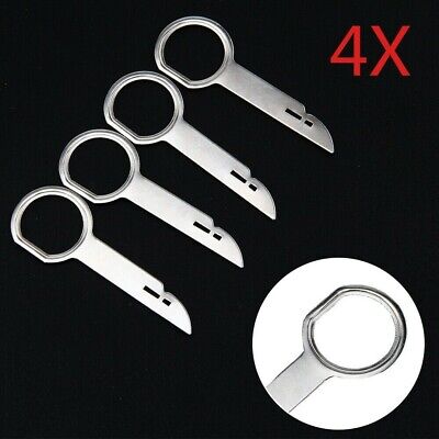 4x For Ford Focus Fiesta Mondeo Car CD Stereo Radio Removal Release Keys Tool • 4.68€