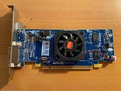 AMD Radeon HD 6350 Dual Monitor Display DMS59 VGA DVI Graphics Full Height Card - Image 1 of 3