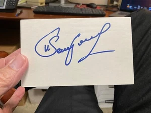 Uljana Semjonova, Bball HOF 1993, Soviet Olympian, Signed Index Card - Picture 1 of 2