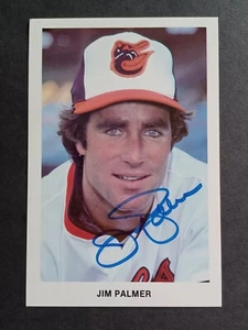 Jim Palmer Signed 3.5" x 5.25" Photo Postcard - Orioles, HOF - Imagen 1 de 3