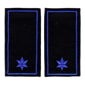 Spalline 1 stella blu + passamaneria - Foto 1 di 1