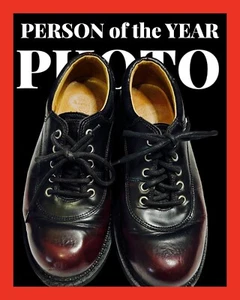 John Fluevog Mens Seventh Heaven Mens Low Boots Burnt Red Size  7.5 - Picture 1 of 7