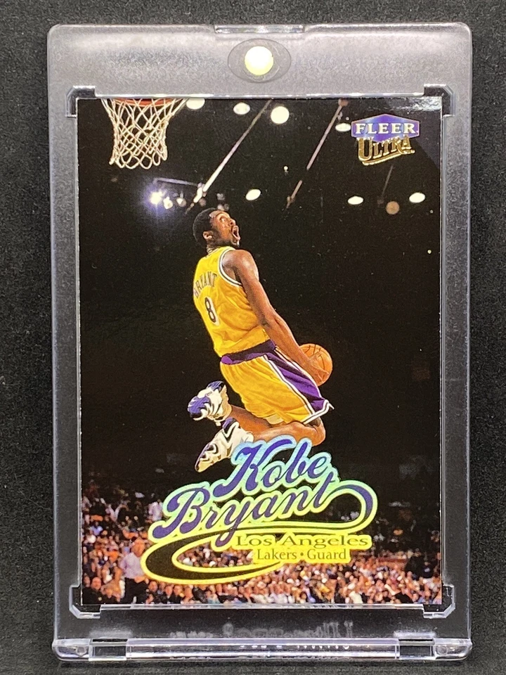 KOBE BRYANT РЕДКАЯ RAINBOW ГОЛОГРАФИЧЕСКАЯ ФОЛЬГА SP LAKERS 98' FLEER ULTRA НЕАВТОМАТИЧЕСКАЯ - Изображение 1 из 2