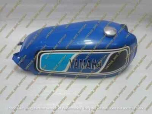 Yamaha 250 DT DT250 Enduro Blue Painted Steel Fuel Petrol Tank +Cap 1977-1979 - Picture 1 of 8