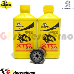 KIT OLIO + FILTRO OLIO BARDAHL XTC C60 10W40 PEUGEOT 250 GEOPOLIS EXECUTIVE 2009 - Imagen 1 de 1
