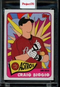 2021 Topps Project 70 Card #62 Craig Biggio 1965 SP by Fucci - Picture 1 of 2