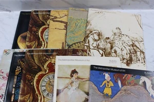 Metropolitan Museum of Art Lot of 10 Bulletins Magazines 1970's - Picture 1 of 14