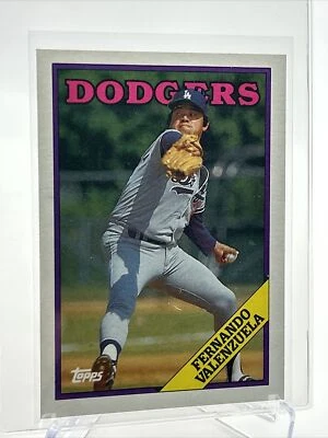 Бейсбольная карточка 1988 Topps Fernando Valenzuela No780 как новая БЕСПЛАТНАЯ ДОСТАВКА - Изображение 1 из 3