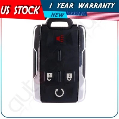 Remote Car Key Shell for Chevrolet Silverado 2014 2015 2016 2017-2019 Buttons - Image 1 of 4